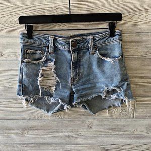 Vintage Gap Distressed Light Wash Shorts